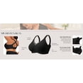thumbnail image 6 of MINTREUS Womens Wireless Bras V Mesh Comfortable Bralette Supportive Tshirt Bra No Underwire Seamless Push Up, 6 of 8