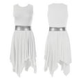 thumbnail image 3 of Alvivi Womens Sleeveless Color Block Modern Dance Dress S-XXL White L, 3 of 7