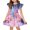 Purple Pink, variant on Grblisyd Christmas Dresses for Kids Girls Casual School Outfits Fashion Graphic Flutter Sleeve A-Line Dress