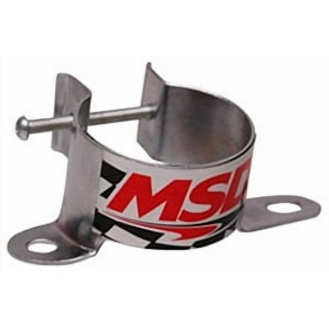 MSD Ignition; MSD Ignition Support de Montage de Bobine d'Allumage 82131 Blaster; pour Utilisation avec Bobines Style Vertical GM; Naturel; Argent; avec Logo