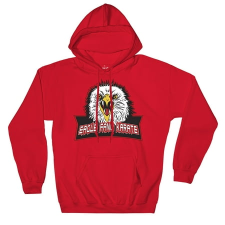 Cobra Kai Eagle Fang Logo Unisex Pullover Hoodie 2XL Red