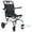 M, variant on Postuois Foldable Travel Wheelchair with Telescopic Handle, 20" Wide Seat Carbon Steel Transport Chair, 12" Rear Wheels, 265lbs Capacity for Adults Seniors — Fits in Car Trunk
