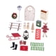 thumbnail image 2 of Casa de muñecas a escala 1:12, accesorios navideños, accesorio de paisaje navideño, puerta de casa de muñecas, decoración navideña en miniatura, 2 of 9