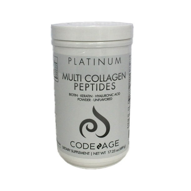 Codeage Platinum Multi Collagen Peptides Dietary Supplement 17.25 Ounce