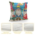 thumbnail image 4 of Chilfamy Summer Pillow Cover Farmhouse Decorative Throw Pillow Case Indoor Outdoor Cushion Cover Gnomes Popsicle Ice Cream Hello Sweet Summer Vibes Pillowcase for Couch Living Room 24x24in, 4 of 5