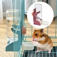 Jrocdr Pet Hanging Automatic Water Dispenser Hamster Automatic Cage