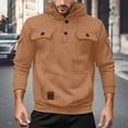 thumbnail image 2 of Vividxx Men's Hoodies & Sweatshirts Hooded Sweatshirt For Men Warm Lined Outdoor Sports Sweatshirt With Multiple Pockets For Fall And Winter Wear Long Sleeve, 2 of 5