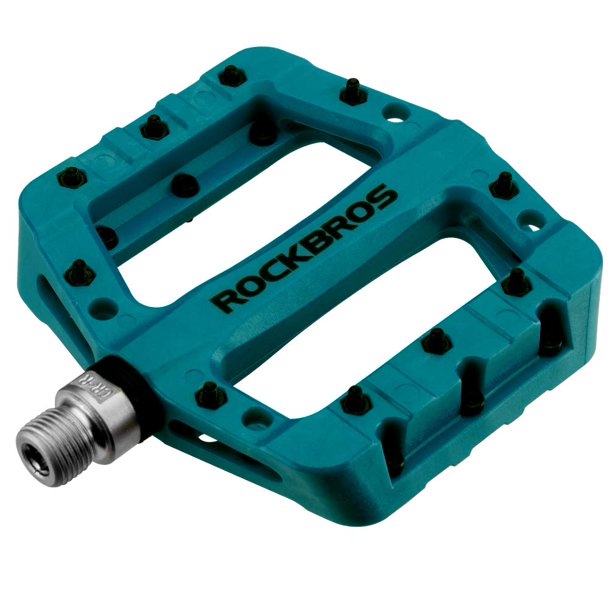 Pedales para bicicleta de montaña ROCKBROS, ligeros, de fibra de nailon, color azul
