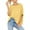 Yellow, variant on Short Sleeve Women Oversized T-Shirt Summer Casual Loose Tee Tops