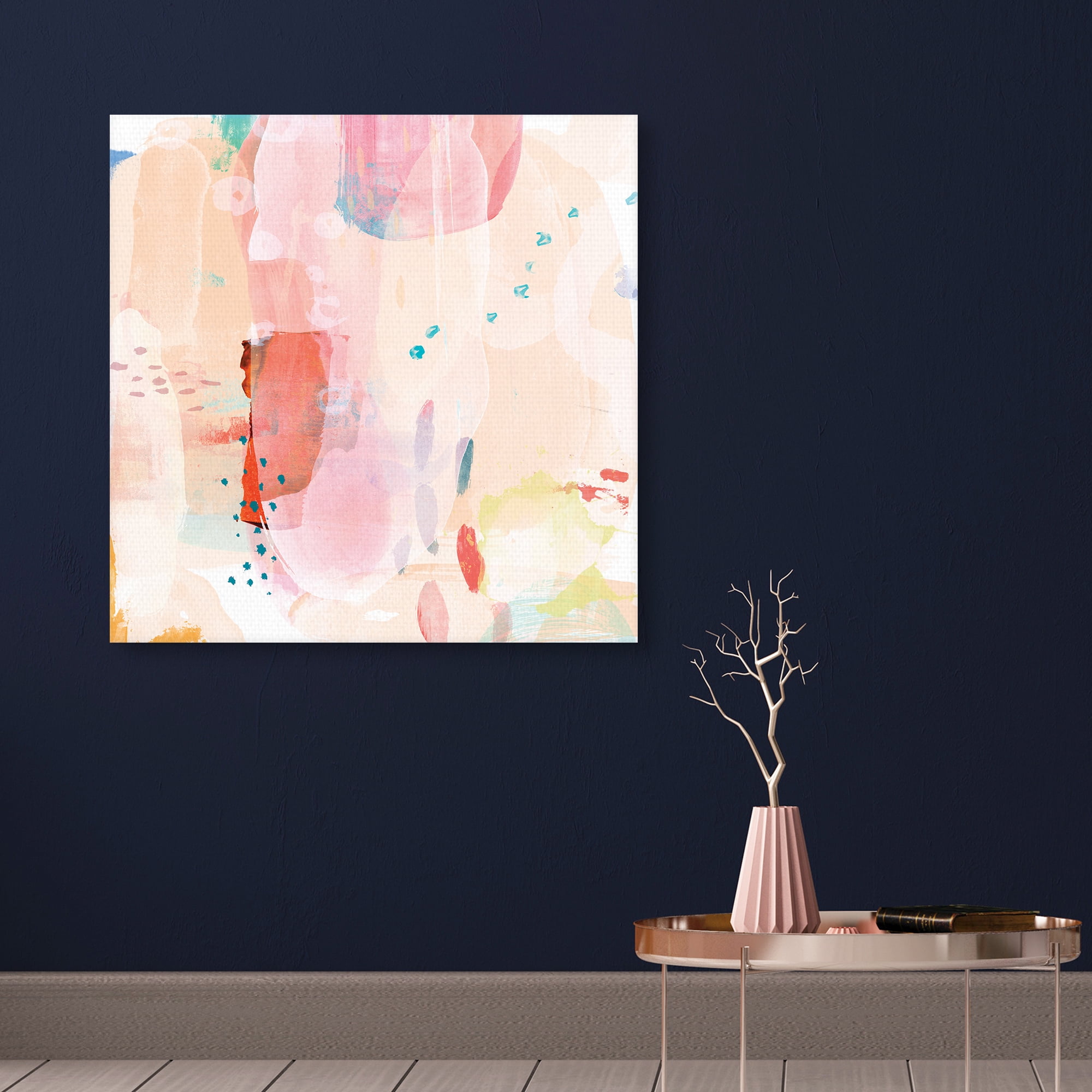 Composition Ivory One by Willowbrook Fine Art Canvas Art Print
