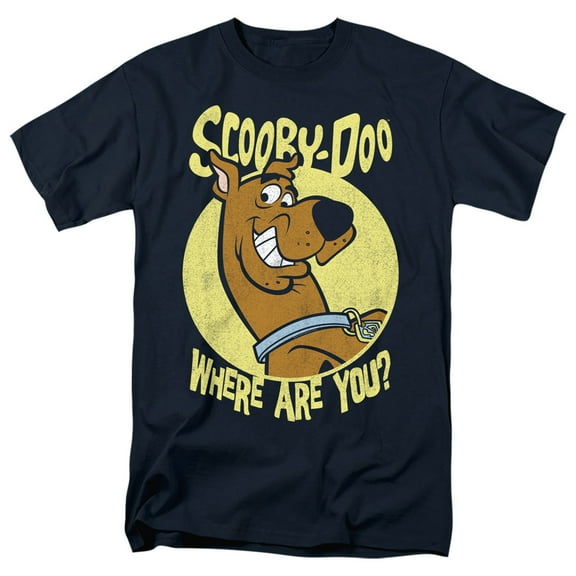 Scooby Doo Where Are You Adult 18/1 T-Shirt Navy