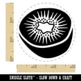 thumbnail image 2 of Kiwi Fruit Drawing Self-Inking Rubber Stamp Ink Stamper - Blue Ink - Small 3/4 Inch, 2 of 7
