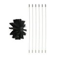 thumbnail image 4 of Cepillo de chimenea, secador, cepillo de ventilación, campana extractora, cepillo de limpieza de manguera, cepillo de limpieza de pared interior de 6 varillas perfecl cepillo para limpiar chimeneas, 4 of 8