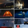 thumbnail image 6 of 1 Pack Camping Lantern, Outdoor LED Camping Light, Rechargeable Flashlights with 1000LM, 6 Modes, IPX5 Waterproof Portable Emergency Camp Light for Hurricane Survival - Green Gree, 6 of 6