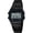 All Black, variant on Men Lady Retro Stainless Steel Digital Casual Watch Stopwatch