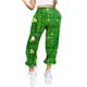 thumbnail image 1 of Pantalones de chándal Gibobby con estampado informal para mujer Verde L, 1 of 4