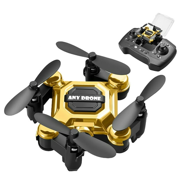 kjfeif 4K Small with Camera Small 4K High Definition Aerial Photography Remote Control Fixed Height Propeller Guard 360° Roll Flight One Button Take off, Christmas Stocking Stuffers Gift for Kids