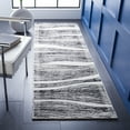 thumbnail image 2 of SAFAVIEH Metro Bridget Abstract Runner Rug, Ivory/Black, 2'3" x 8', 2 of 6
