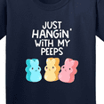 thumbnail image 4 of Inktastic Easter Hangin' with My Peeps Youth T-Shirt, 4 of 5