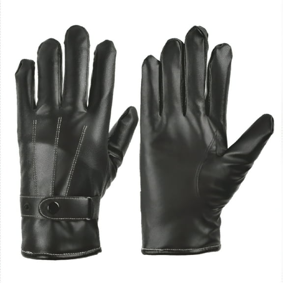 TELOLY Womens Winter Leather Gloves Touchscreen Texting Warm Driving Lambskin Gloves
