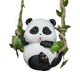 thumbnail image 3 of Bonita estatua colgante de hada para jardín, estatua creativa para exteriores. Panda, 3 of 9