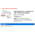 thumbnail image 2 of Spark Plug Wire Set - Compatible with 2005 - 2009 Chevy Equinox 2006 2007 2008, 2 of 2