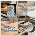 thumbnail image 5 of 6 Pcs Funny Kitchen Towels,Gray Cartoon Unicorn Pattern Microfiber Dish Towels,Kitchen Tea Towels,Kitchen Towel Set (18" X 26"), 5 of 7
