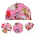 thumbnail image 3 of Unique Bargains 1 Pc Breathable Ink Style Swimming Cap Pink, 3 of 6