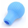thumbnail image 2 of Vehículo 17mm Agujero Redonda Funda de Pomo de Cambios Protector de Silicona Azul, 2 of 2