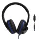 thumbnail image 1 of 3.5mm Wired Gaming Headphones for Gaming, Headset with Microphone for PS4, Laptop, Mobile Phone, Black+Blue, 1 of 5