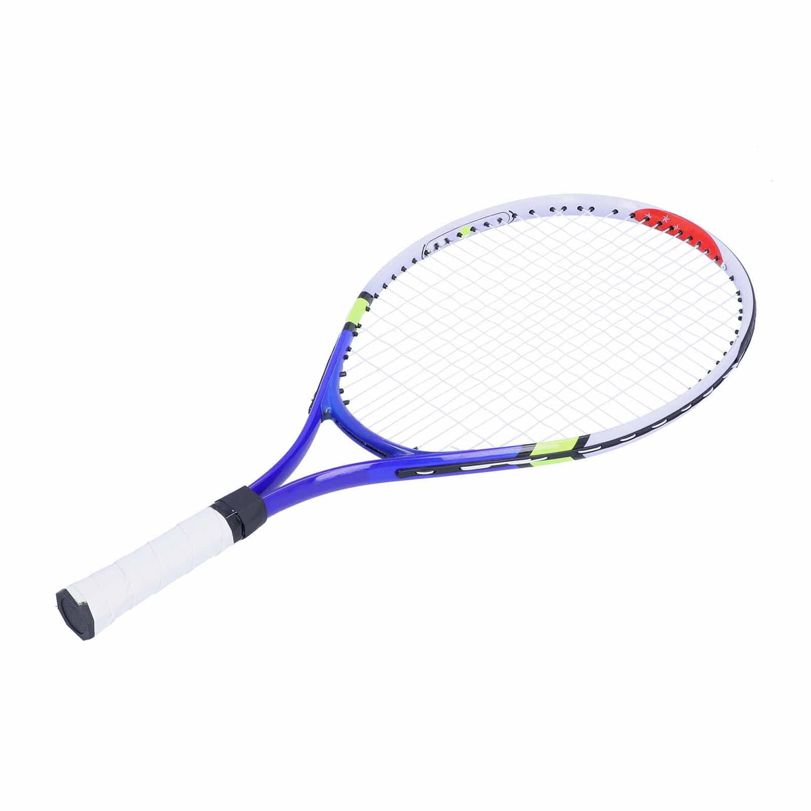Rupoun Regail Teenage Tennis Racket Aluminium Alloy Frame Kids Tennis Racquet Set for Training - Blue. Lightweight & Durable (23 inches / 58.4 cm) for Youth Beginners.
