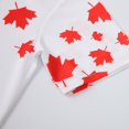 thumbnail image 4 of Canada Youth Boys Soccer Jerseys Outdoor Sports Kid Activewear Training Short Sleeve Kit Shirt Shorts Set, White XS, 4 of 7