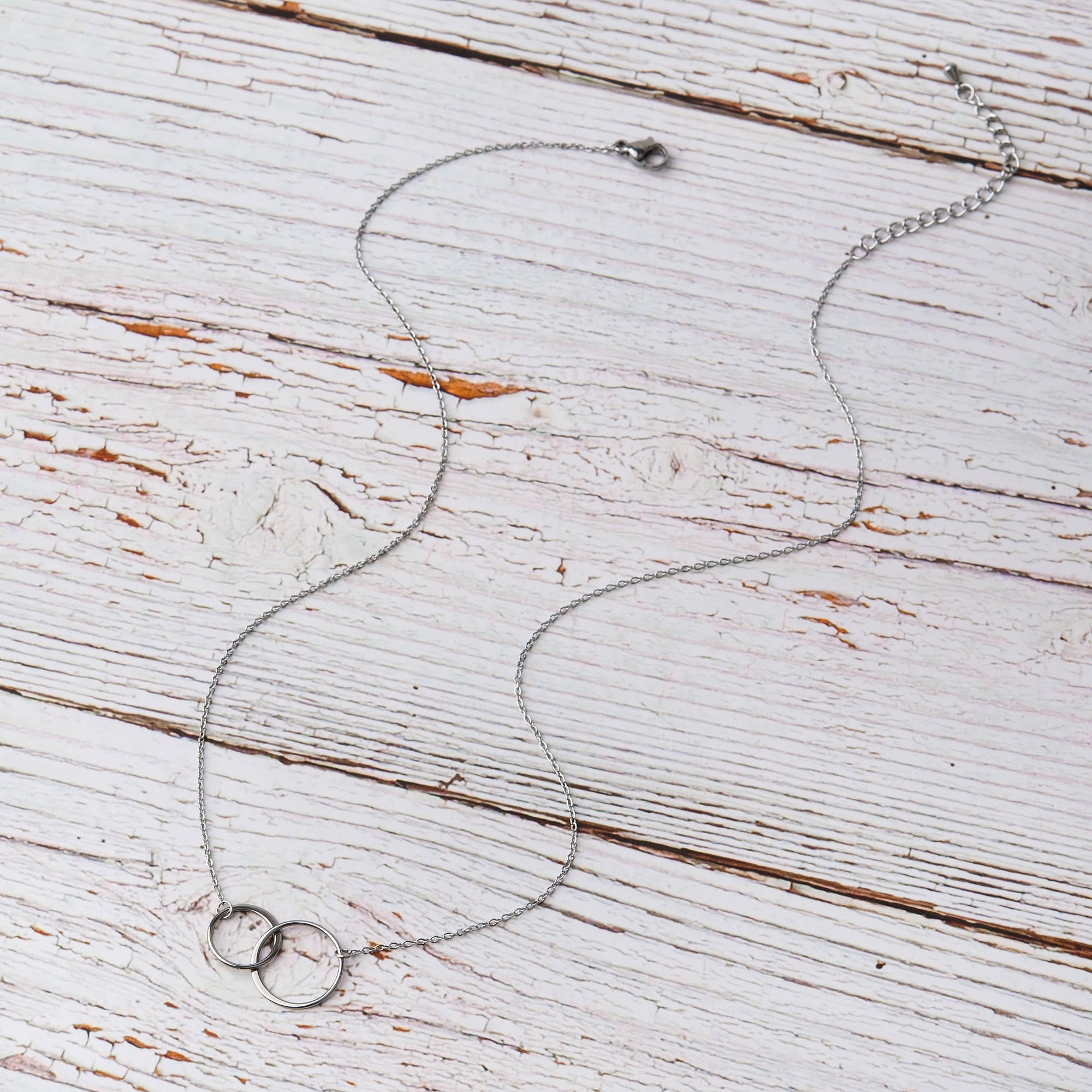 To My Other Mother Mother's Day Card Necklace, Step Mom Mother's Day Jewelry, Gift for Step Mom, Gift for Her, Mother's Day Present [Silver Infinity Ring, 18" Chain]