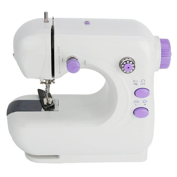 Máquina De Coser Eléctrica, Portátil Y Compacta, Con Luz Y Cortador De Hilo, Dos Velocidades, Control De Pedal, Ajustable, Ideal Para Principiantes Y Enthusiastas De