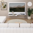 thumbnail image 4 of mueble de TV Panorama 70", Atlas del Descanso color blanco, 4 of 5
