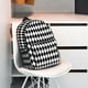 thumbnail image 3 of Easygdp Black And White Diamonds Mochila Ligera de 15 Pulgadas para Estudiantes, Mochila Cómoda para la Escuela y Viajes, Correas Ajustables, 3 of 6
