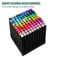 thumbnail image 2 of Juego de rotuladores con alcohol Kebuye, 100 colores, puntas dobles para arte, 2 of 9