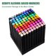 thumbnail image 2 of Juego de rotuladores con alcohol Kebuye, 100 colores, puntas dobles para arte, 2 of 9