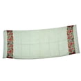 thumbnail image 4 of Macaroon Cream White Woollen Scarves for Women with Simple Chic Floral Prints Accessory for Fall/Winter, 4 of 4