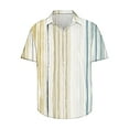 thumbnail image 4 of Swuxness Men's Print Short Sleeve Turn-Down Collar Button Front Casual Shirt Summer Breathable Stylish, 4 of 4