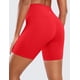 thumbnail image 2 of Shorts CRZ YOGA Mujer Cintura Alta 15 cm con Bolsillos Rojo L, 2 of 4