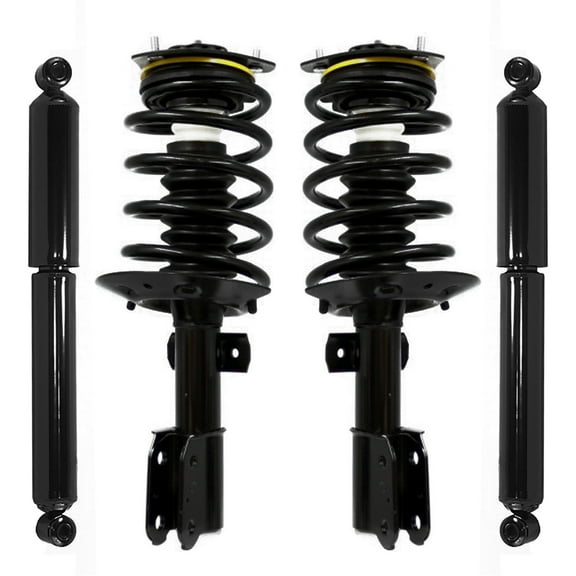 Unity Automotive Front & Rear Complete Strut Assembly Shock Kit Fits 2005-2007 Buick Terraza, 4-11190-251130-001