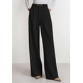 thumbnail image 3 of Pantalones Palazzo de Pierna Ancha para Mujer PRETTYGARDEN Tiro Alto Negro Talla M, 3 of 7