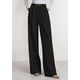 thumbnail image 3 of Pantalones Palazzo de Pierna Ancha para Mujer PRETTYGARDEN Tiro Alto Negro Talla M, 3 of 7