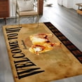 thumbnail image 2 of WELCOME TO MY FARMHOUSE Area Rugs 4x6 ft Country Sheep Brown Stripe Red Barn Retro Washable Rug Non Slip Indoor Carpet Absorbent Floor Mat for Living Room Bedroom Dining Room, 2 of 9