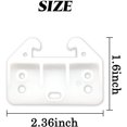 thumbnail image 2 of 46PCS Plastic Drawer Guides Drawer Track Guides Replacement Furniture Parts for Dressers, Hutches and Drawer Systems, 2 of 4