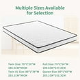 thumbnail image 2 of 6 Inch Twin Mattress for Kids Adults Single Bed, Memory Foam Twin Size Mattress in a Box for Comfort Sleep & Pressure Relief, CertiPUR-US Certified Twin Mattresses Medium Firm,Fiberglass-Free, 2 of 8