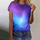 thumbnail image 5 of TaTaai Oversized Short Sleeve T-Shirt for Men and Women, Unisex Cotton Crew Neck Tee with All Over Cosmic Print, Casual Streetwear Gift, 5 of 6