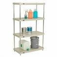 thumbnail image 2 of Nexel 4 Shelf Solid Plastic Shelving Unit Nexelon Posts 36""W x 18""D x 63""H, 2 of 3