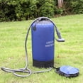 thumbnail image 4 of Irfora Ducha de presión de PVC con bomba de pie Ligero al aire libre Inflable Ducha de presión Ducha Bolsa de agua para exteriores Playa Camping Senderismo Baño Irfora Bolsa de ducha, 4 of 7